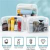 10pcs Clear Toiletry Bag Transparent PVC Storage Travel Organizer Clear Makeup Bag Beautician Cosmetic Bag Beauty Case Toiletry Bag Wash Bags(Clear L) view 2