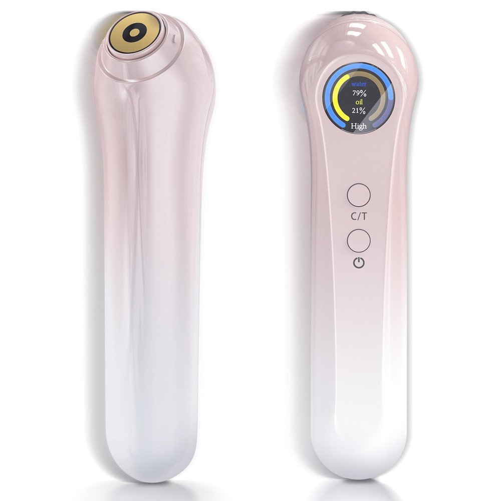 Amifiy Portable Skin Hydration Tester Home Use, Real-Time Skin Analysis Machine Testing Moisturizer & Oil Level with TFT Display, Fast & Accurate Mode Digital Hydration Monitor for Face Body Skincare