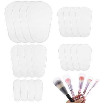 20pcs Makeup Brush Covers for Travel,Transparent Makeup Brush Protector