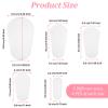 20pcs Makeup Brush Covers for Travel,Transparent Makeup Brush Protector view 2