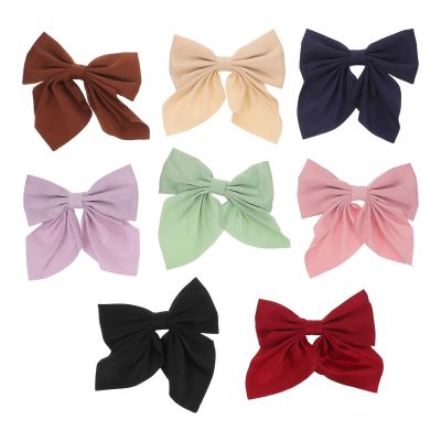 Ipetboom 8 Pcs Girls Hair Bows: Alligator Hair Clips for Little Girls - Alligator Barrettes Cute Accessories - Bowknot Clips Cute for Daily Wear
