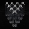 10 Pcs Empty Clear Travel Bottles with Silver Aluminum Liquids Storage Container Cosmetic Makeup Sample Packing Holder(250ml) view 4