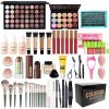 All in One Makeup Kit for Teens, Gifts for Teenagers Girls Women, Professional Makeup Set with Eyeshadow Palette Eyeliner Mascara Face Powder Concealer Foundation Lip Gloss Brush Set False Lash Kit view 1