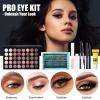 All in One Makeup Kit for Teens, Gifts for Teenagers Girls Women, Professional Makeup Set with Eyeshadow Palette Eyeliner Mascara Face Powder Concealer Foundation Lip Gloss Brush Set False Lash Kit view 3