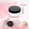 10ml/0.34oz Loose Powder Containers, 6 Pcs Portable Makeup Powder Container view 2