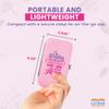 7-Piece Grooming Kit for Women Be Strong and Courageous Joshua 1:9 Compact, Stylish, and Gift-Ready Manicure and Pedicure Kit Nail Clipper Set w/Case Perfect for Men and Women (Light Pink) view 3