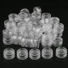 100Pcs Cream Jar Empty Jars Cosmetic Containers with Screw Lid Made of Plastic view 2