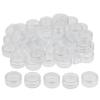 100Pcs Cream Jar Empty Jars Cosmetic Containers with Screw Lid Made of Plastic view 3