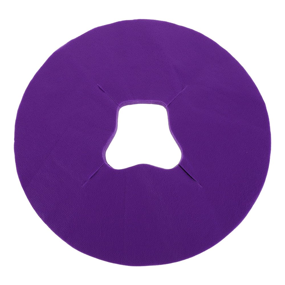 DECHOUS 400pcs Disposable Headrest Covers: 11 Inch Massage Bed Sheets With Face Hole - Non-Woven Headrest Covers For Beauty Salon And Massage Tables