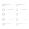 10 Pieces Perfume Dispenser Pump Refill Replacement, Cosmetic Dispenser Transfer Tool for Travel Bottles, 1.81 x 0.51 inch view 2