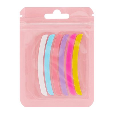 5Pieces Eyelash Perm Silicone Eye Pads Lash Lifting Curler Patches Tool Under Pads Silicone Reusable Pad Curler Protector Makeup Beauty