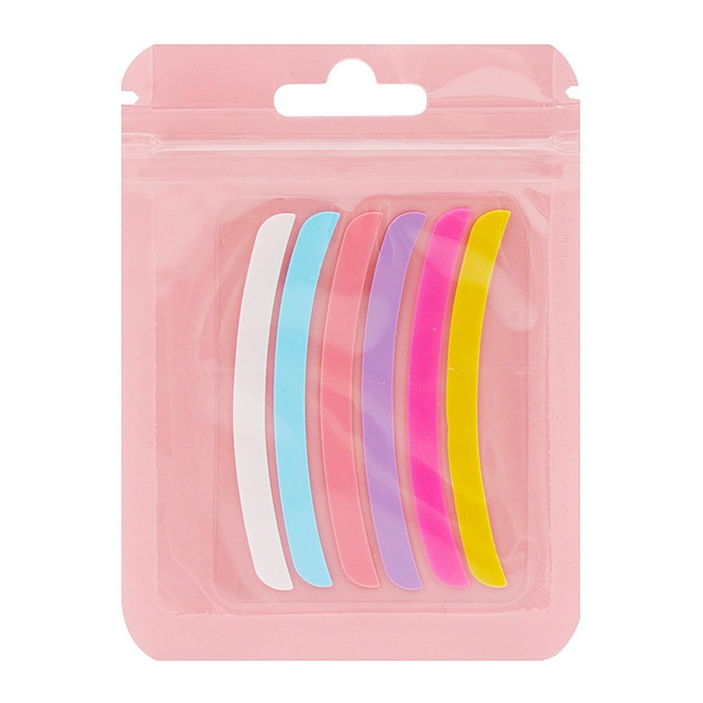 5Pieces Eyelash Perm Silicone Eye Pads Lash Lifting Curler Patches Tool Under Pads Silicone Reusable Pad Curler Protector Makeup Beauty