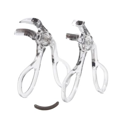 2 Pcs/Set Partial Eyelash Curlers Eye Lashes with Comb Curler Wide-Angles Eyelash Curler Natural Curling Makeup Tool