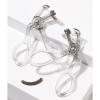 2 Pcs/Set Partial Eyelash Curlers Eye Lashes with Comb Curler Wide-Angles Eyelash Curler Natural Curling Makeup Tool view 4