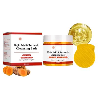 Facial Cleansing Pads - Gentle Exfoliation, Deep Pore Cleaning, Non-Tightening, Brightening Skin With Glycerin For Moisture(3PCS)