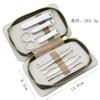 SIDUFHAOPKLL Stainless Steel Zipper Nail Clipper Set Decoration Manicure Tools view 4
