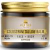 100% Grass Fed Tallow Balm with Colostrum & Emu Oil - Handmade Whipped Beef Tallow for Face and Body, Sensitive Skin Tallow Moisturizer made with True First Colostrum view 1