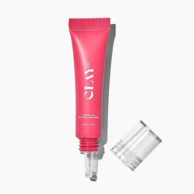 CLAY.Co. Ginseng-Cica Eye Cream with Retinol, 0.52 oz, Pink (Pack of 1)