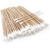 300pcs Wooden Cotton Swabs  Long Handle Cotton Tipped Applicators for Makeup Removal, Gun Cleaning, Eyeshadow Detailing & Multipurpose Household Use view 1