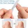 15PCS Stainless Steel Nail Files  Double-Sided Metal Fingernail & Toenail Buffers for Manicure, Pedicure & Nail Care at Home or Salon view 2