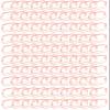 100 Pcs Clear Makeup Bags Bulk Tsa Approved Toiletry Bag for Travel Transparent Cosmetic Bag PVC Waterproof Travel Small Pouches with Zipper for Men and Women (pink) view 1