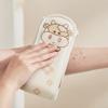 Back-scrubbing bath towel with double-sided gloves and pull straps, designed to provide effective cleaning and easy operation for all users (shower gloves) view 3