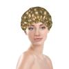 Adorable Cat & Potted Plants Shower Cap Double Waterproof Bathing Shower Caps view 3