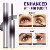2025 New Iron Wand Mascara, Waterproof Long-Lasting 3D Curling Eyelash Iron Mascaras, Upgrade Lash Extensions Mascara Brushless Metal Wand Black Washable Metal Mascaras (Brown X2) view 4