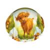 Adorable Highland Cow at Sunny Shower Cap Double Waterproof Bathing Shower Caps view 1
