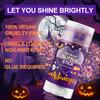 Halloween Body Glitter Stick, Black Orange Purple Sequin Hair Glitter for Rumi Costume Cosplay and Tattoos Makeup, Chunky Glitter Face Paint, Waterproof Face Glitter Gel for Glirs and Women view 4
