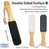 2-Pack Pumice Stone with Handle for Feet, Pumice Stone for Callus Removal, Foot Scrubber Dead Skin Remover for Smoother Feet, Heel and Hands (Brown) view 3