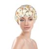 Vintage Dragonfly and Butterfly Shower Cap Double Waterproof Bathing Shower Caps view 3