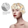Vintage Dragonfly and Butterfly Shower Cap Double Waterproof Bathing Shower Caps view 4