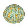Adorable Giraffe and Leaves Shower Cap Double Waterproof Bathing Shower Caps view 1