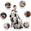 Bichon Frise Dog Hair Cutting Cape for Adults Salon Barber Hairdresser Stylist Capes with Adjustable Snap Closure view 3
