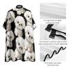 Bichon Frise Dog Hair Cutting Cape for Adults Salon Barber Hairdresser Stylist Capes with Adjustable Snap Closure view 4