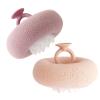 2pcs Suction Cup Shower Ball, Bath Sponge Sunflower Design - 2 in 1 Body Scrubber, Suction Cup Cleaning Brush Mesh Scrubber for Home Hotel Spa Gym Post-Workout Bath Time view 1