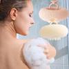 2 Pieces Super Soft Sunflower Suction Cup Bath Ball, 2 in 1 Body Scrubber, Suction Cup Bath Cleaning Brush Mesh Scrubber for Home Hotel Spa Gym Beach view 3