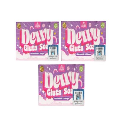 ALADA NATURAL Dewy Gluta Soap 70g with Niacinamide & Collagen
