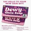 ALADA NATURAL Dewy Gluta Soap 70g with Niacinamide & Collagen view 2