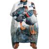 A Pair of Harlequin Ducks Hair Cutting Cape for Adults Salon Barber Hairdresser Stylist Capes with Adjustable Snap Closure view 1