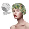 Adorable White Duck and Lotus Shower Cap Double Waterproof Bathing Shower Caps view 4