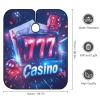 777 Casino Hair Cutting Cape for Adults Salon Barber Hairdresser Stylist Capes with Adjustable Snap Closure view 2