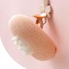 2 Pieces Super Soft Sunflower Suction Cup Bath Ball, 2 in 1 Body Scrubber, Suction Cup Bath Cleaning Brush Mesh Scrubber for Home Hotel Spa Gym Beach view 2