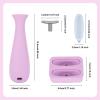 2pcs Face Ice Icer Depuffer Roller Set, Facial Ice Globes Cold Face and Eyes Massager Beauty Tool for Women Depuffing Puffy Skin Tightening Cooling Home Spa Beauty Skincare view 2