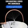 Head Spa Frame with 180 Arc Design, Water Circulation System & 21 Water Outlet Holes - Premium Salon Shampoo Bed, Head Therapy Device & Spa Basin Faucet Equipment view 2