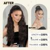 LEEONS 26 inch Drawstring ponytail Extension, Long Wavy pony tails hair extensions for Women - Synthetic Hairpiece Ponytail for Daily Use (Copper Brown) view 3