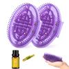 2pcs Meridian Massage Brush,Gua Sha Meridian Brush Massage Body Set,2025 New Meridian Massage Pressure Brush,Whole Body Essential Oil Massage Brush view 1