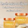 Facial Scrub Vitamin C Shea Sugar Scrub Ultra Hydrating and Exfoliating for Nourishing Essential Body Care Improves Acne Scars, Blackheads, Pore Size, and Skin Texture view 2
