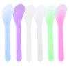 Alrhso 6Pcs Makeup Scoops Spatulas, Plastic Beauty Spoon Reusable Cosmetic Mask Mixing Spoon Cream Brush Makeup Tools for Lotions Cream and Sampling Tool (6 colors) view 1